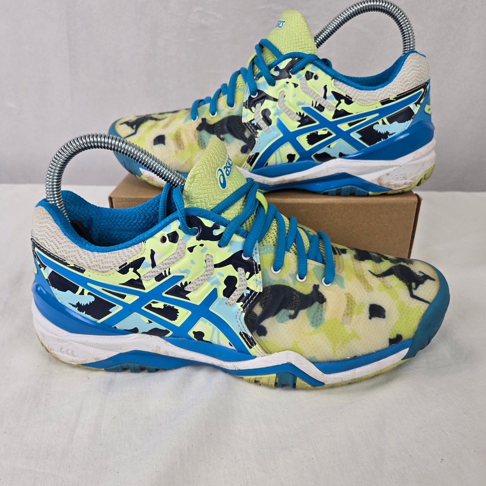 ASICS Gel-Resolution 7 Tennis Shoes Women 8.5 Kangaroo Australia E760Y Melbourne